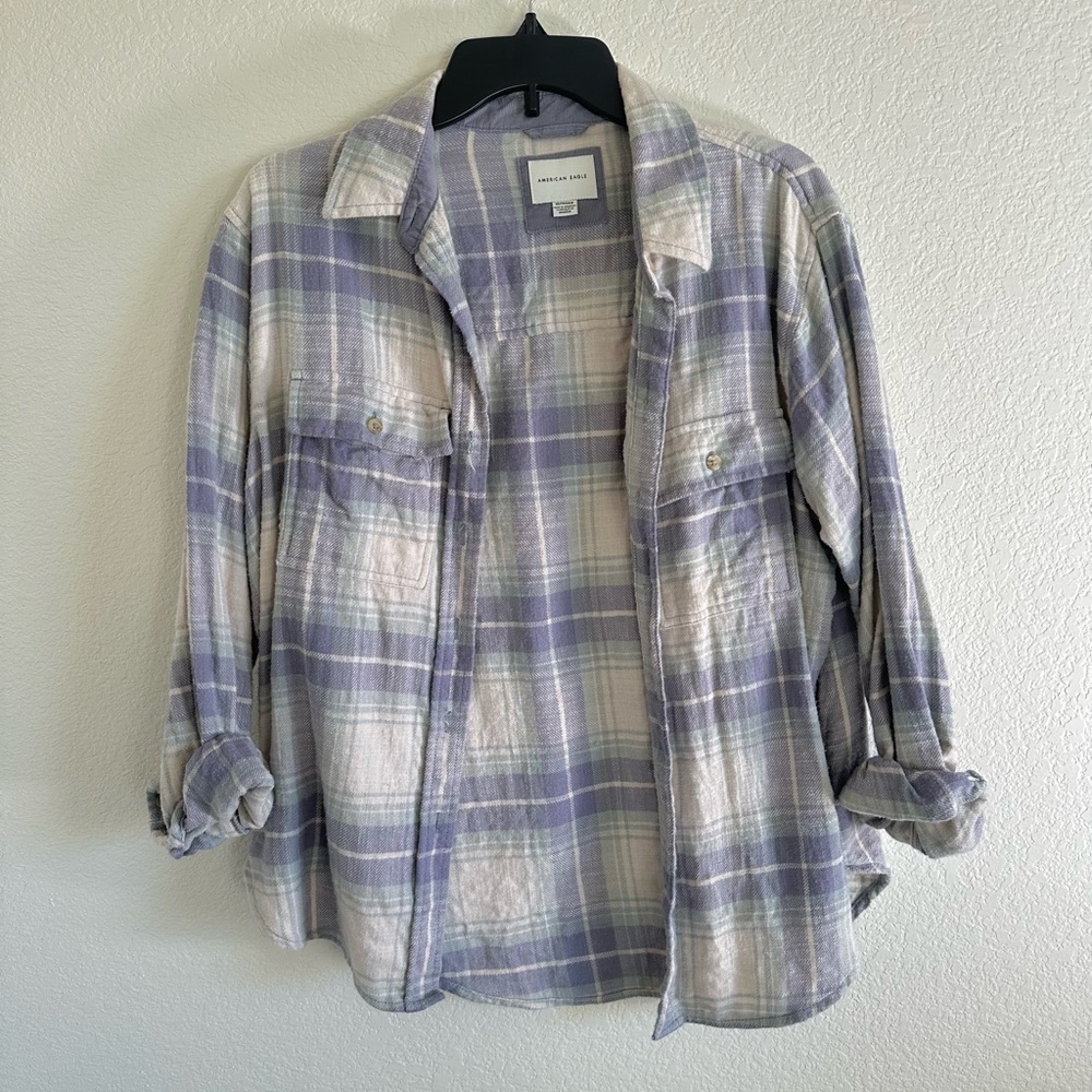 American Eagle Oversized Plaid - image 1